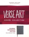 NKJV, Journal Edition Reference Bible, Verse Art Cover Collection, Leathersoft, Gray, Red Letter, Comfort Print